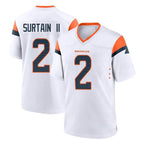 Choea D.Broncos #2 Pat Surtain II Player White Home Game Stitched Jerseys