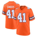 Choea D.Broncos #41 Drew Sanders Player Orange Alternate Collection Throwback Game Stitched Jerseys