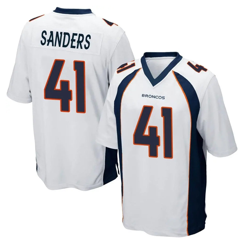 Choea D.Broncos #41 Drew Sanders Player White Game Stitched Jerseys