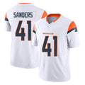 Choea D.Broncos #41 Drew Sanders Player White Limited Vapor F.U.S.E. Home Game Stitched Jerseys