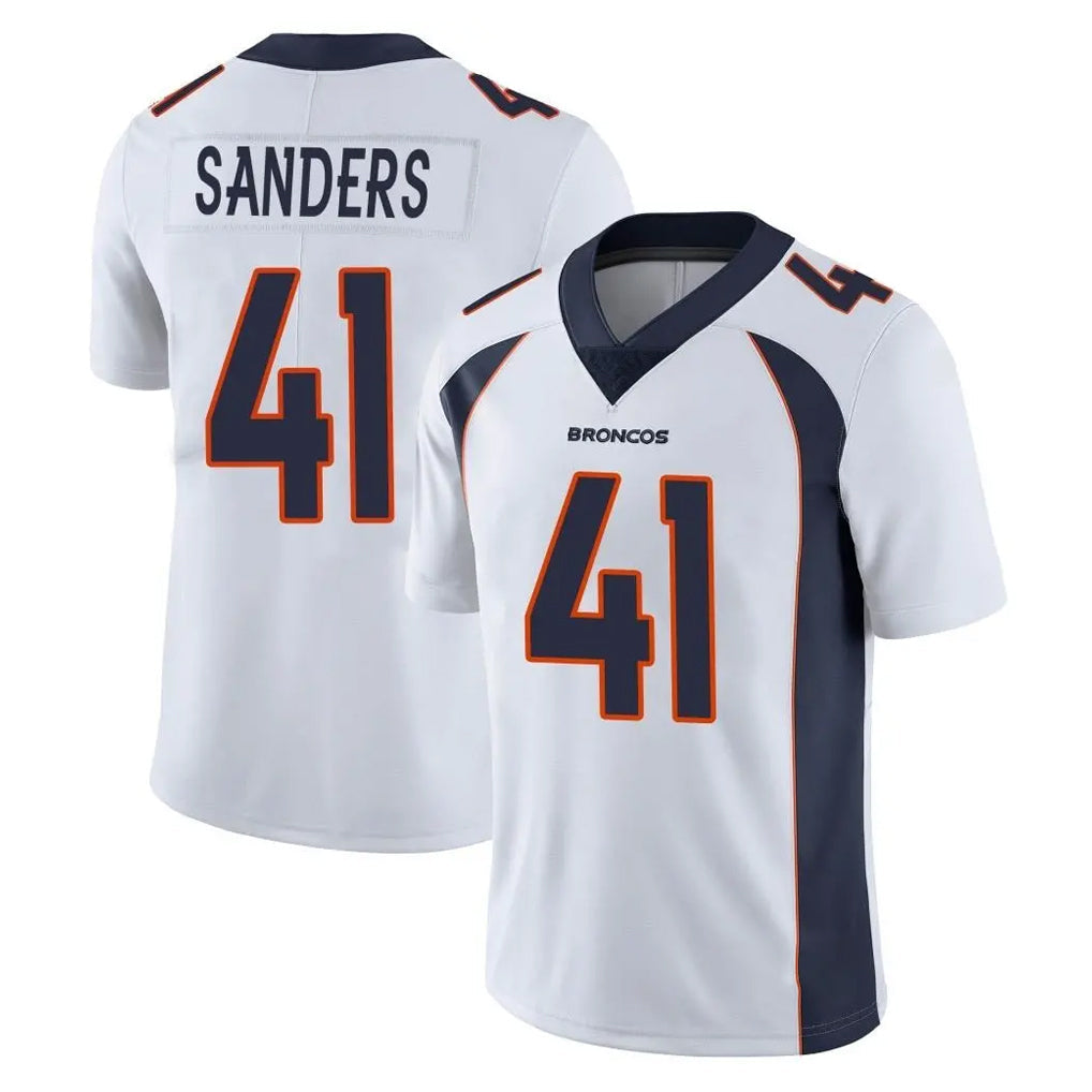 Choea D.Broncos #41 Drew Sanders Player White Vapor Untouchable Limited Home Game Stitched Jerseys