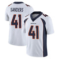 Choea D.Broncos #41 Drew Sanders Player White Vapor Untouchable Limited Home Game Stitched Jerseys