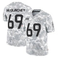 Choea D.Broncos #69 Mike McGlinchey Player Arctic Camo Salute To Service Limited Stitched Jerseys