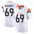 Choea D.Broncos #69 Mike McGlinchey Player White Limited Vapor F.U.S.E. Home Game Stitched Jerseys