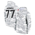 Choea D.Broncos #77 Quinn Meinerz Player Arctic Camo Salute to Service Hoodies Limited Game Stitched Jerseys