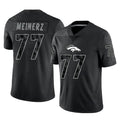 Choea D.Broncos #77 Quinn Meinerz Player Black Reflective Limited Stitched Jerseys