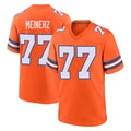 Choea D.Broncos #77 Quinn Meinerz Player Orange Alternate Collection Throwback Game Stitched Jerseys