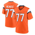 Choea D.Broncos #77 Quinn Meinerz Player Orange Home Game Stitched Jerseys