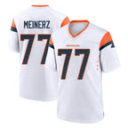 Choea D.Broncos #77 Quinn Meinerz Player White Home Game Stitched Jerseys