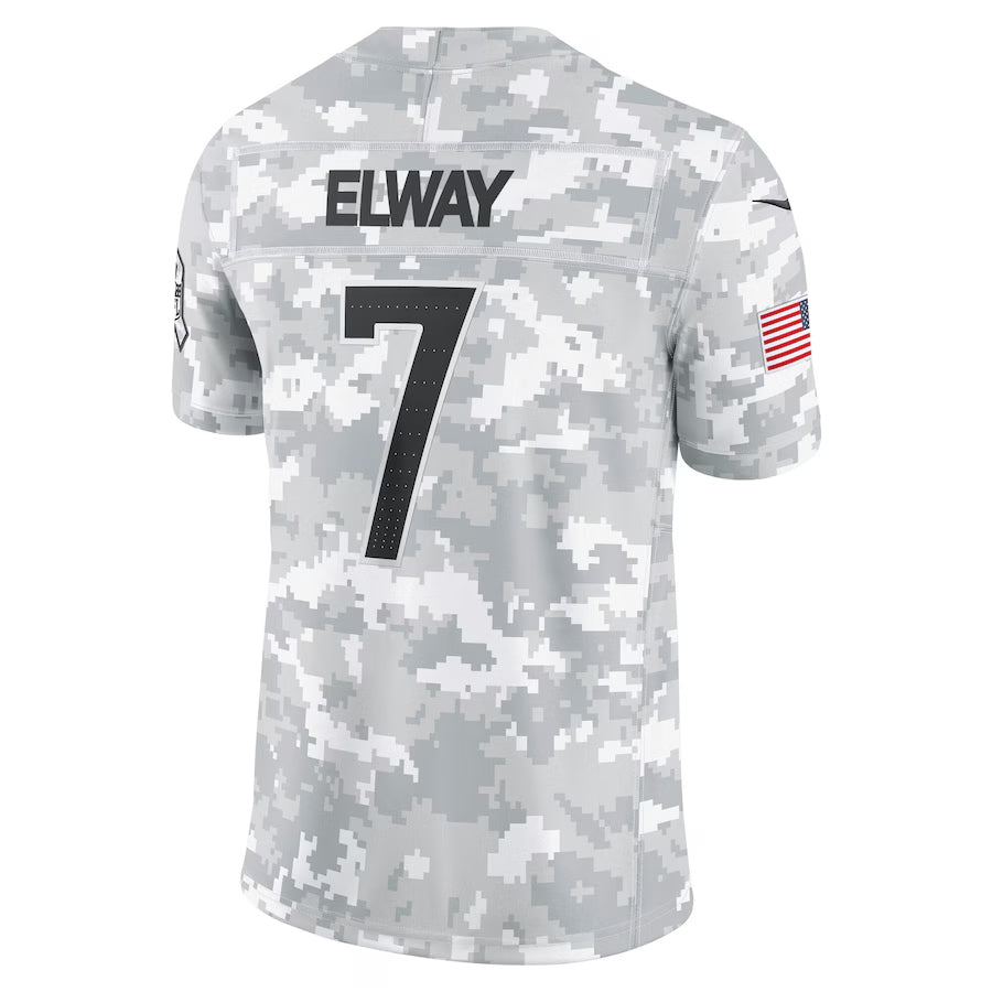 Choea D.Broncos #7 John Elway Player Arctic Camo Salute to Service Limited Stitched Jerseys