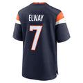 Choea D.Broncos #7 John Elway Player Navy Home Game Stitched Jerseys