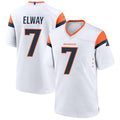 Choea D.Broncos #7 John Elway Player White Home Game Stitched Jerseys