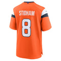 Choea D.Broncos #8 Jarrett Stidham Orange Team Game Stitched Jerseys