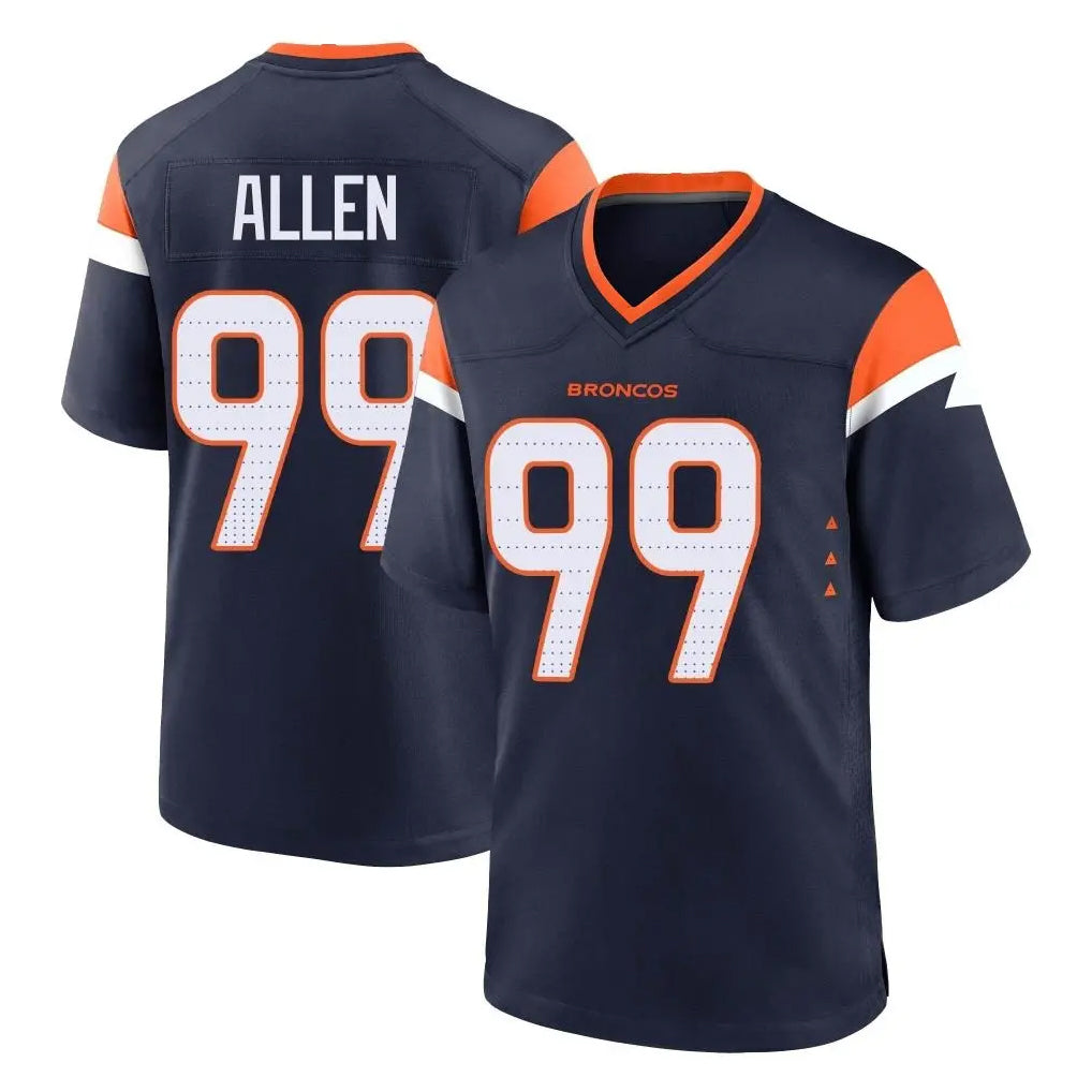 Choea D.Broncos #99 Zach Allen Player Navy Home Game Stitched Jerseys