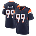 Choea D.Broncos #99 Zach Allen Player Navy Home Game Stitched Jerseys