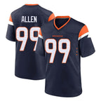 Choea D.Broncos #99 Zach Allen Player Navy Home Game Stitched Jerseys