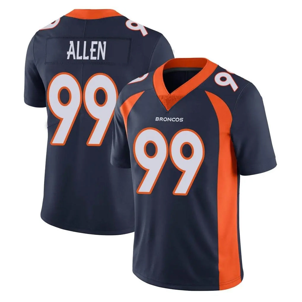 Choea D.Broncos #99 Zach Allen Player Navy Vapor Untouchable Limited Game Stitched Jerseys