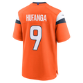 Choea D.Broncos #9 Talanoa Hufanga Orange Team Game Stitched Jerseys