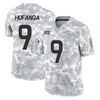 Choea D.Broncos #9 Talanoa Hufanga Player Arctic Camo Salute To Service Limited Stitched Jerseys