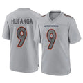 Choea D.Broncos #9 Talanoa Hufanga Player Gray Atmosphere Fashion Limited Game Stitched Jerseys