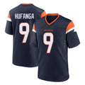 Choea D.Broncos #9 Talanoa Hufanga Player Navy Home Game Stitched Jerseys