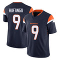Choea D.Broncos #9 Talanoa Hufanga Player Navy Limited Vapor F.U.S.E. Home Game Stitched Jerseys