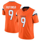 Choea D.Broncos #9 Talanoa Hufanga Player Orange Vapor F.U.S.E. Limited Home Game Stitched Jerseys