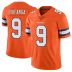 Choea D.Broncos #9 Talanoa Hufanga Player Orange Vapor Untouchable Limited Home Game Stitched Jerseys
