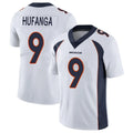 Choea D.Broncos #9 Talanoa Hufanga Player White Vapor Untouchable Limited Home Game Stitched Jerseys