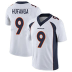 Choea D.Broncos #9 Talanoa Hufanga Player White Vapor Untouchable Limited Home Game Stitched Jerseys