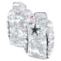 Choea D.Cowboys Arctic Camo Salute to Service Hoodies Limited Game Blank Player Stitched Jerseys