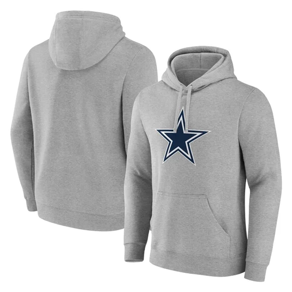 Choea D.Cowboys Gray Pullover Hoodies Limited Blank Player Stitched Jerseys