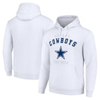 Choea D.Cowboys White Pullover Hoodies Limited Blank Player Stitched Jerseys