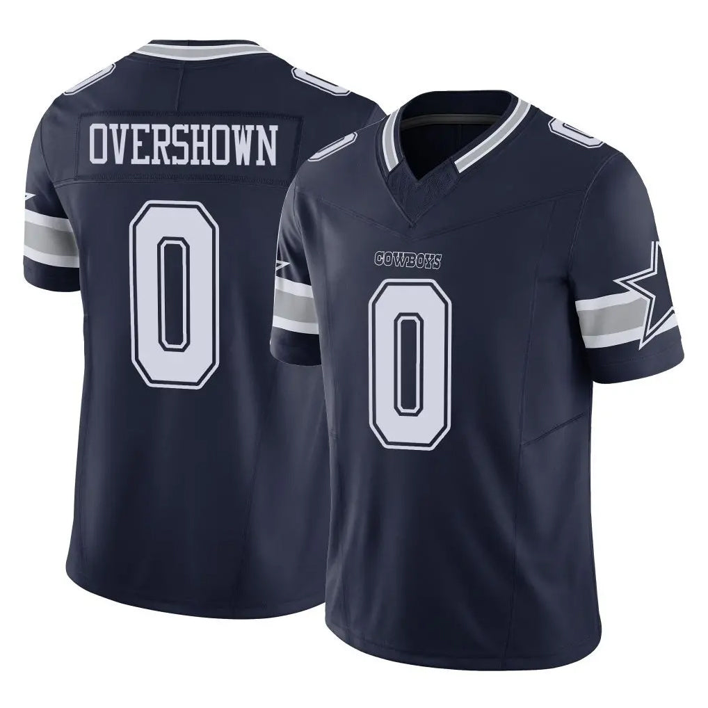 Choea D.Cowboys #0 DeMarvion Overshown Player Navy Limited Vapor F.U.S.E. Home Game Stitched Jerseys