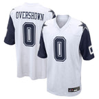 Choea D.Cowboys #0 DeMarvion Overshown Player White-Navy Home Game Stitched Jerseys