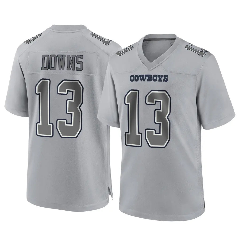 Choea D.Cowboys #13 Caleb Downs Player Gray Atmosphere Fashion Home Game Stitched Jerseys