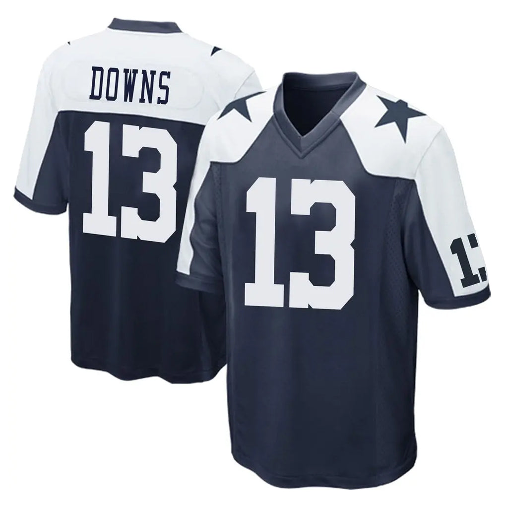 Choea D.Cowboys #13 Caleb Downs Player Navy-White Alternate Home Game Stitched Jerseys