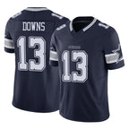 Choea D.Cowboys #13 Caleb Downs Player Navy Limited Vapor F.U.S.E. Home Game Stitched Jerseys