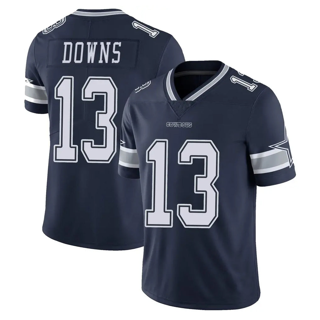 Choea D.Cowboys #13 Caleb Downs Player Navy Vapor Untouchable Limited Home Game Stitched Jerseys