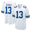 Choea D.Cowboys #13 Caleb Downs Player White Home Game Stitched Jerseys