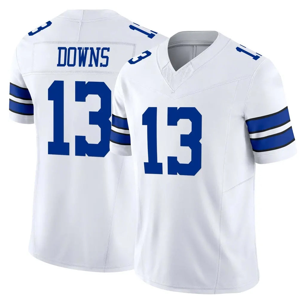 Choea D.Cowboys #13 Caleb Downs Player White Limited Vapor F.U.S.E. Home Game Stitched Jerseys