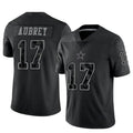 Choea D.Cowboys #17 Brandon Aubrey Player Black REFLECTIVE Limited Stitched Jerseys
