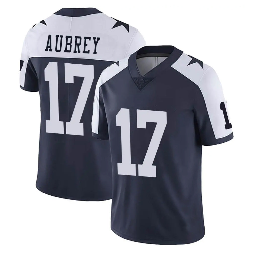 Choea D.Cowboys #17 Brandon Aubrey Player Navy-White Limited Alternate Vapor Untouchable Home Game Stitched Jerseys