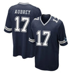 Choea D.Cowboys #17 Brandon Aubrey Player Navy Home Game Stitched Jerseys
