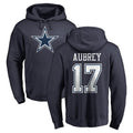 Choea D.Cowboys #17 Brandon Aubrey Player Navy Pullover Hoodies Limited Stitched Jerseys