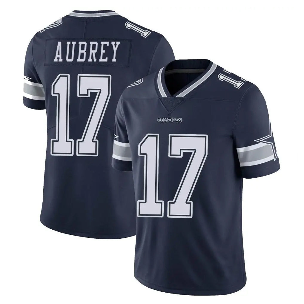 Choea D.Cowboys #17 Brandon Aubrey Player Navy Vapor Untouchable Limited Home Game Stitched Jerseys