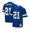 Choea D.Cowboys #21 Deion Sanders Mitchell & Ness Navy Big & Tall 1996 Retired Player Legacy Replica Stitched Jerseys