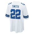 Choea D.Cowboys #22 Emmitt Smith Player White Home Game Stitched Jerseys