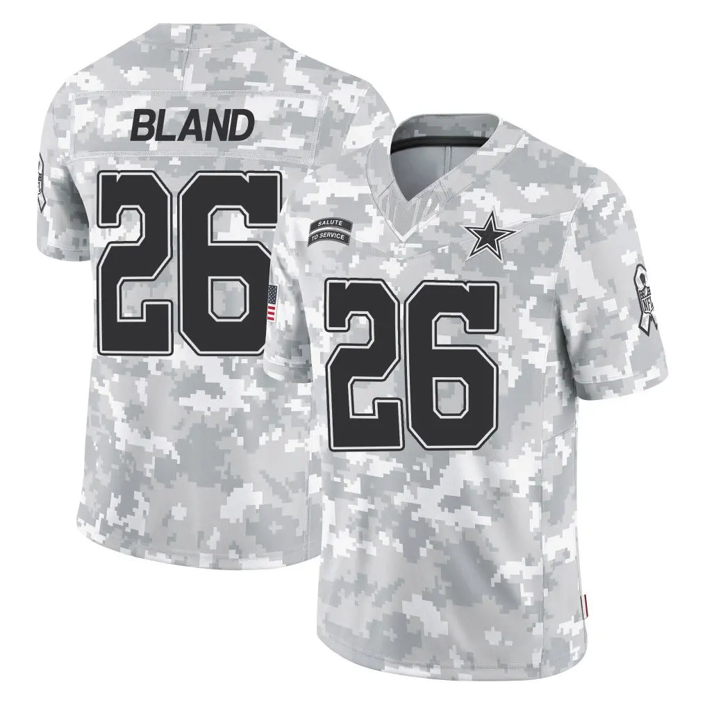 Choea D.Cowboys #26 DaRon Bland Player Arctic Camo Salute to Service Limited Home Game Stitched Jerseys