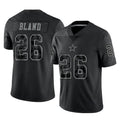 Choea D.Cowboys #26 DaRon Bland Player Black Limited Reflective Home Game Stitched Jerseys